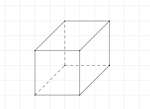 Schwarzes Raster mit einem weißen, geometrischen Muster in Form eines L.