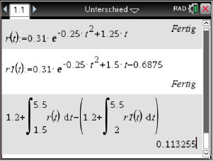 Mathematische Formeln und Berechnungen auf einem Bildschirm dargestellt.